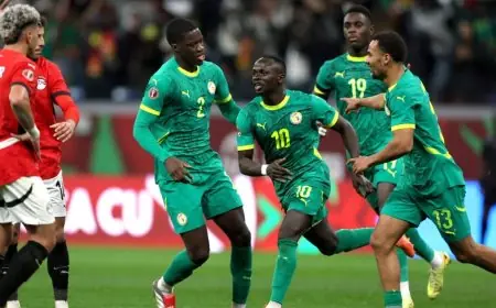 خروج مصر من كأس إفريقيا بعد هدف ماني يقصيهم أمام السنغال