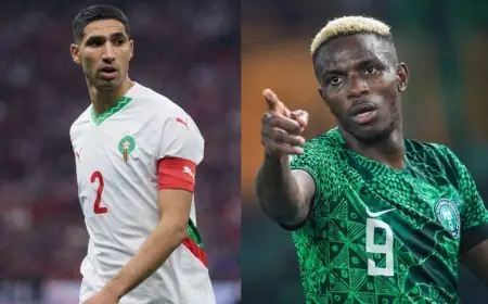 أرقام وحقائق مثيرة: نيجيريا تواجه المغرب في نصف نهائي كأس أمم أفريقيا