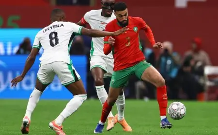 مواجهة نيجيريا والمغرب تنتهي بدون أهداف في الشوط الأول من نصف نهائي كأس أمم أفريقيا