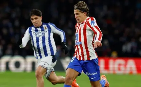 أتلتيكو مدريد يمدد عقد نجل سيميوني حتى عام 2030 بتفاؤل كبير