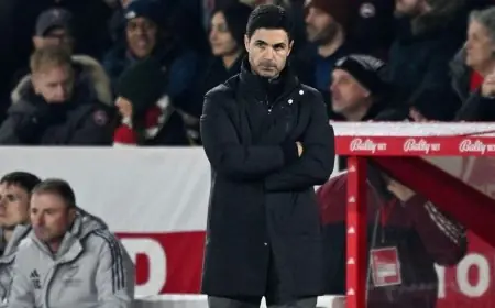 أرتيتا يؤكد أحقية أرسنال بالفوز على نوتنغهام ويطالب بركلة جزاء