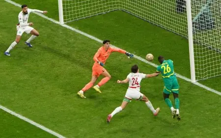 المغرب والسنغال يتعادلان في شوط أول مثير ومشوق