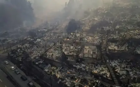 حرائق مدمرة في تشيلي تودي بحياة 19 شخصاً وتجبر الآلاف على الإجلاء