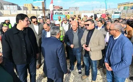 وزير الإسكان ومحافظ الدقهلية يتفقدان مشروعًا ضخمًا لمحطة معالجة الصرف الصناعي بجمصة