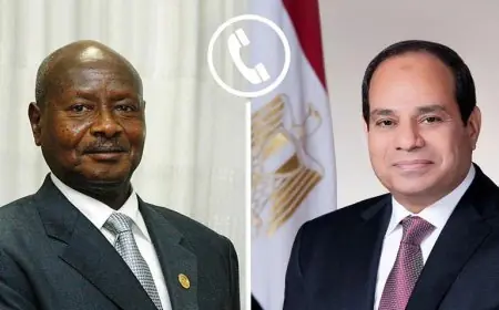 السيسي يهنئ الرئيس الأوغندي بفوزه في الانتخابات الرئاسية الجديدة