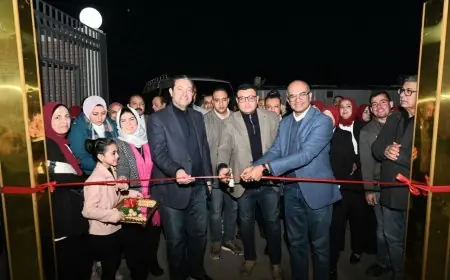 افتتاح محطة معالجة الناصرية الجديدة بحضور وزير الإسكان ومحافظ دمياط