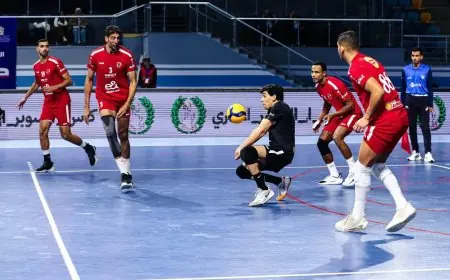 الأهلي يتفوق على الزمالك 3-1 ويتوج بكأس السوبر في الكرة الطائرة