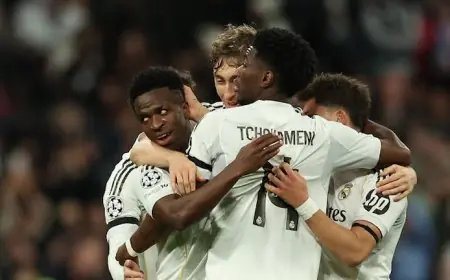 ريال مدريد يمطر شباك موناكو بستة أهداف في دوري أبطال أوروبا