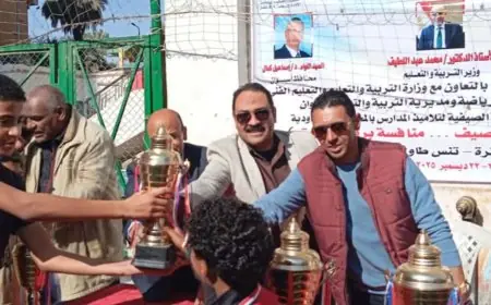 ختام دوري الأنشطة المدرسية بأسوان: الشباب والرياضة تحتفي بالفائزين وتلاميذ المدارس