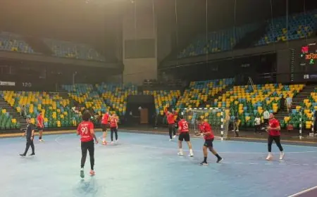 بداية قوية لمصر في كأس أمم أفريقيا لليد: انتصار مثير على الجابون 19-14