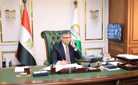 محافظ الجيزة يزور طلاب الإعدادية بمستشفى 57357 ويطمئن على صحتهم