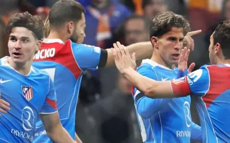 أتلتيكو مدريد ينتزع نقطة ثمينة من غلطة سراي في دوري أبطال أوروبا