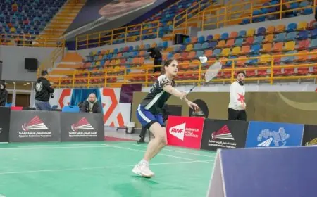 تأهل 9 لاعبين مصريين لنصف نهائي البطولة العربية للريشة الطائرة بالعاصمة الجديدة