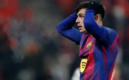 صدمة لجماهير برشلونة إصابة بيدري تثير القلق أمام سلافيا براغ