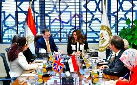 لقاء مثمر بين وزيرة التنمية المحلية والسفير البريطاني بالقاهرة لتعزيز التعاون في المحميات الطبيعية