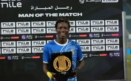 أوجيرا يتألق كأفضل لاعب في مواجهة المقاولون العرب والإسماعيلي بالدوري