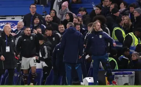 تشيلسي يتلقى غرامة كبيرة بسبب إلقاء زجاجة نحو المنطقة الفنية لأستون فيلا