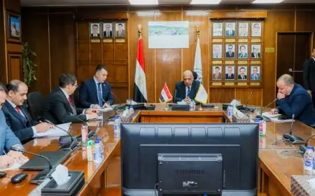 وزير الكهرباء يتفقد تقدم العمل بمشروع محطة الضبعة النووية مع رئيس هيئة المحطات النووية