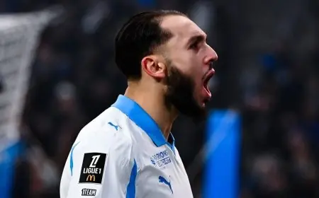 أمين غويري يتألق بهدف مذهل في مباراة القمة بالدوري الفرنسي