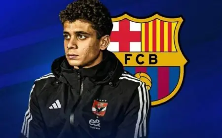 الأهلي يفاجئ الجميع بانتقال حمزة عبد الكريم إلى برشلونة