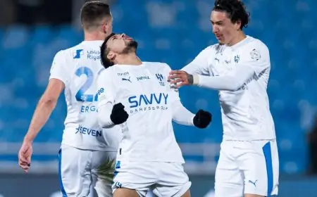 تقدم الهلال على الرياض في الشوط الأول بفضل هدف ليوناردو