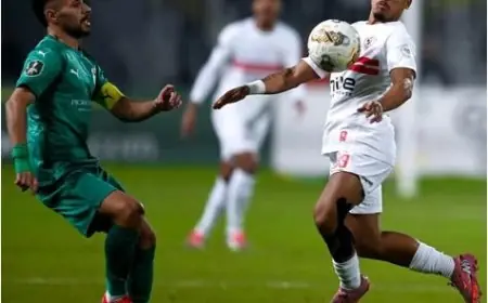 الزمالك والمصري يتعادلان في الشوط الأول من المواجهة المثيرة