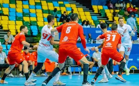 المغرب يكسب نقطة ثمينة أمام تونس ويزيد المنافسة على التأهل في بطولة إفريقيا لكرة اليد