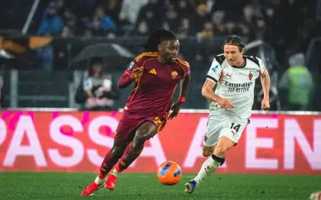 التعادل 1-1 يثير التشويق في مباراة القمة بين روما وميلان في الدوري الإيطالي