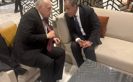 وزير الخارجية ونظيره الجزائري يعززان التعاون المشترك ويبحثان القضايا الإقليمية