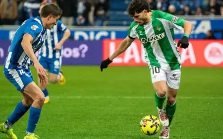 الزلزولي يتألق مع بيتيس ويقترب من تحطيم رقمه القياسي الشخصي