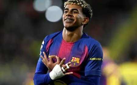 لامين يامال يحقق 100 مساهمة تهديفية مذهلة مع برشلونة والمنتخب الإسباني