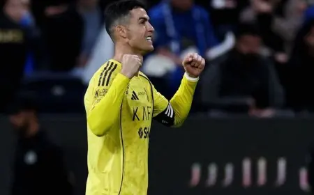 تشكيلة النصر المثيرة أمام التعاون: هجوم رباعي بوجود رونالدو والنجم الإفريقي