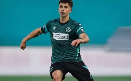 إصابة بلال عطية نجم الأهلي خلال تجربته مع هانوفر الألماني