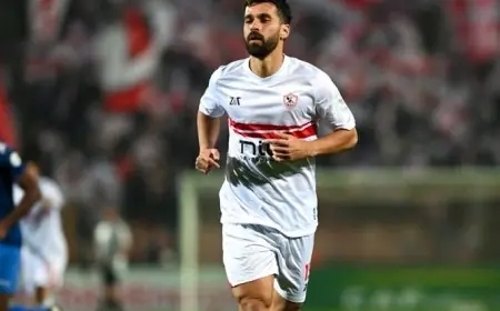 عبد الله السعيد يعود لتدريبات الزمالك استعدادًا لمواجهة بتروجت في الدوري المصري