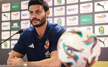 عودة النجم محمد الشناوي لحراسة مرمى الأهلي ضد وادي دجلة