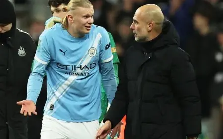 بي إن سبورت: جوارديولا يدافع بقوة عن هالاند رغم غيابه عن التهديف