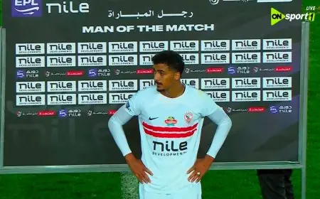 حسام عبد المجيد يتألق ويحصد جائزة أفضل لاعب في مواجهة الزمالك وبتروجيت بالدوري
