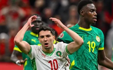 عقوبات صارمة من كاف على منتخب السنغال بعد أحداث نهائي أمم أفريقيا