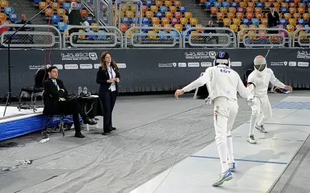 بدء منافسات اليوم الأول من بطولة كأس العالم لسيف المبارزة للناشئين والشباب في القاهرة