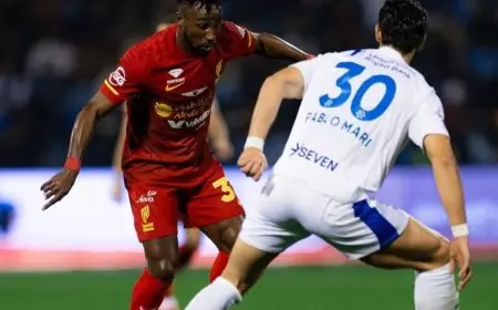 هدف نيفيز النادر من ركنية يقود الهلال والقادسية يحقق التعادل بسرعة