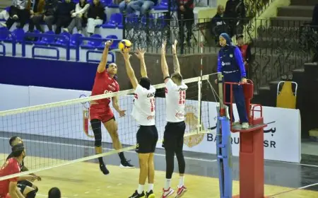 الأهلي يتفوق على الزمالك في نهائي دوري المرتبط للكرة الطائرة