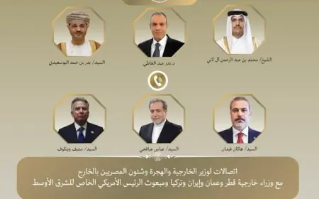 وزير الخارجية يجري اتصالات مكثفة لبحث التطورات الإقليمية وجهود خفض التصعيد