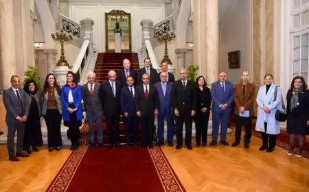 لقاء وزير الخارجية مع أعضاء اللجنة الوطنية لآلية مراجعة النظراء الأفريقية يعزز التعاون الإقليمي