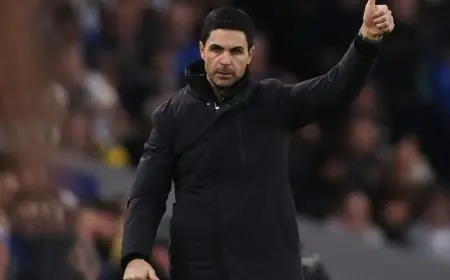 أرتيتا يعبر عن رضاه بعد انتصار أرسنال على ليدز وينتظر معرفة موقف ساكا