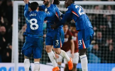 تشيلسي يصنع ريمونتادا مثيرة ضد وست هام ويصعد للمربع الذهبي في الدوري الإنجليزي