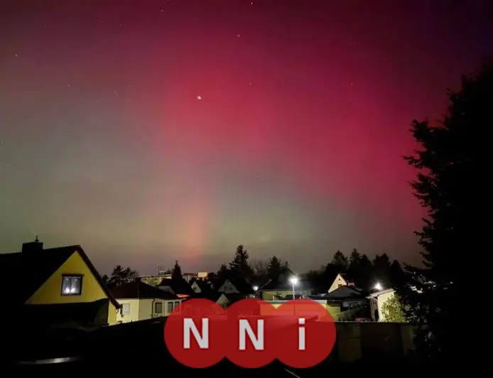 عاصفة شمسية قوية تضرب الأرض: سماء أوروبا تشتعل باللون الأحمر