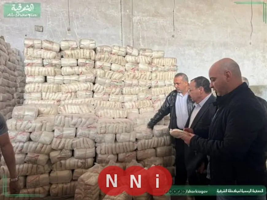 ضبط 29.6 طن من المواد الغذائية غير المعروفة في الشرقية لتعزيز سلامة المستهلكين