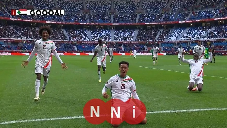 هدف عالمي رائع لعامر عبد الله لاعب منتخب السودان يهز شباك السنغال