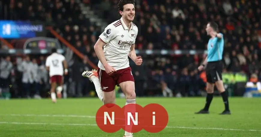 أرسنال يتألق بثنائية رايس ويحقق الفوز على بورنموث