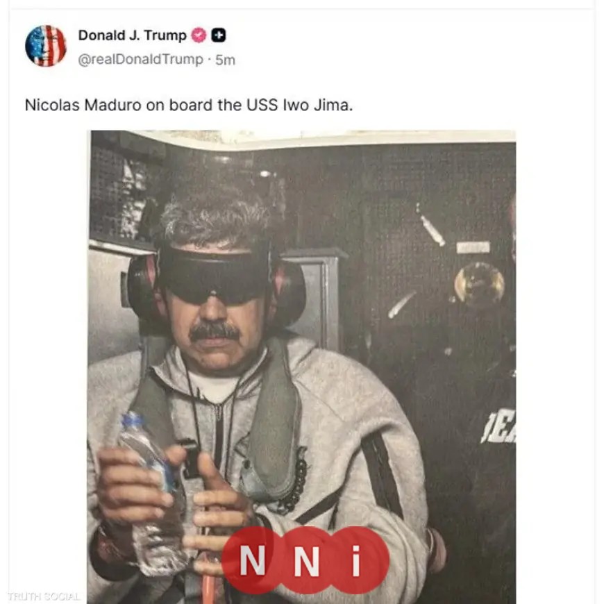 ترامب يثير الجدل بصورة مهينة للرئيس الفنزويلي المعتقل